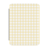 Pastel Picnic | Yellow Gingham Kindle Case