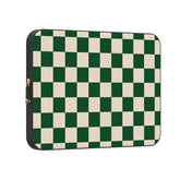 Fit Check | Green Checkerboard Laptop Case