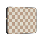 Fit Check | Neutral Checkerboard Laptop Case