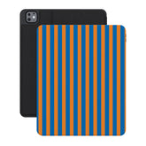 Go New York | Blue & Orange Stripes iPad Case