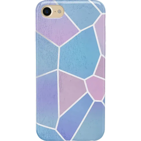 Other Side | Holographic Metallic Stained Glass Marble Case