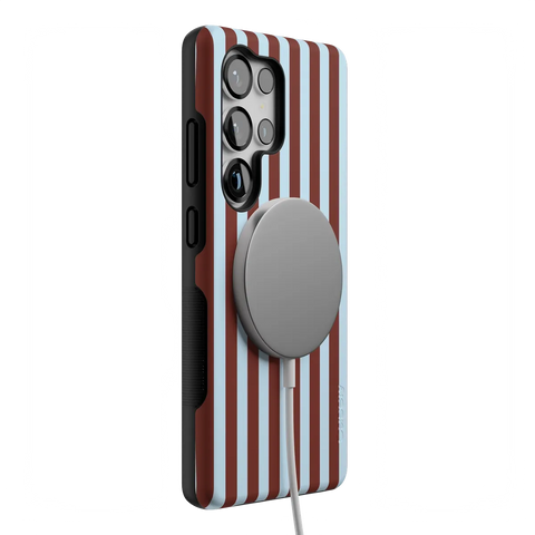 Sunday in Brooklyn | Blue Stripes Case