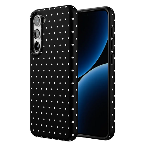 On the Dot | White Polka Dot Case