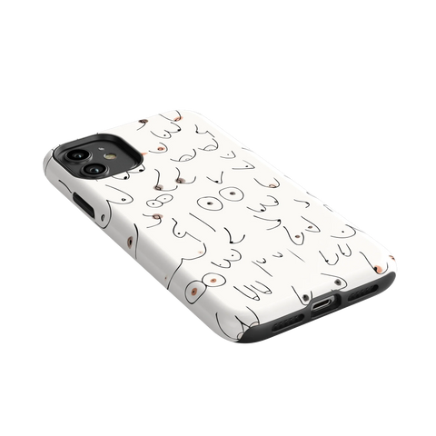 I'm With Her | Black & White Boobs Case