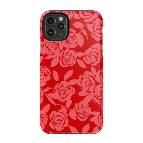 Final Rose | Red & Pink Floral Case