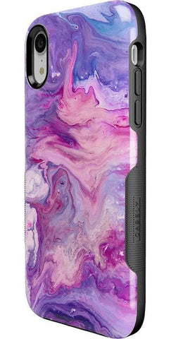 Tie Dying Over You | Purple Marble iPhone Case