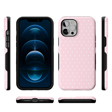 On the Dot | Pink & White Polka Dot Case