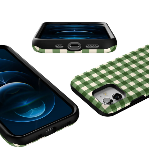 Checked Twice | Green Plaid Case