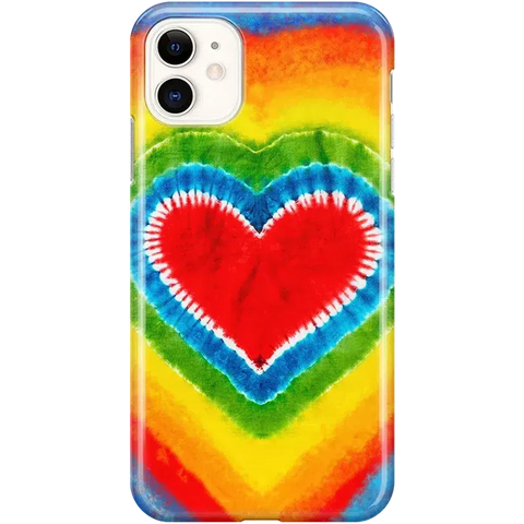 I Heart Tie Dye | Rainbow Heart Case