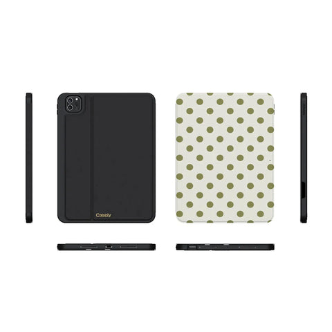 Spotted in SoHo | Green Polka Dot iPad Case