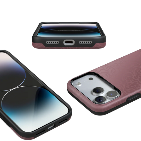 Bordeaux Rose | Moody Monochrome Case