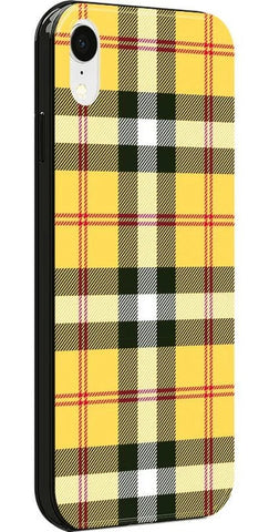 As if! | Yellow Plaid iPhone Case