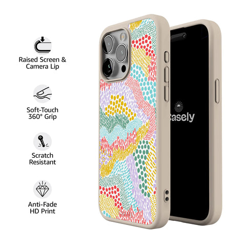 Color Me Happy | Pattern Colorblock Case
