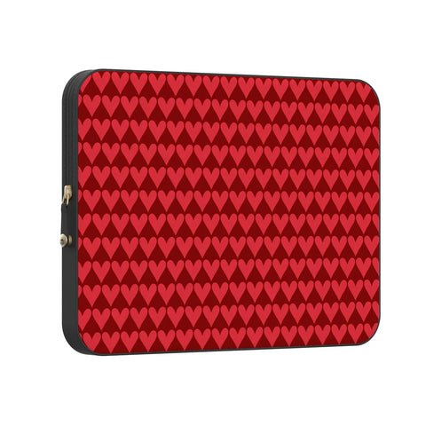 Crazy in Love | Red Hearts Laptop Case