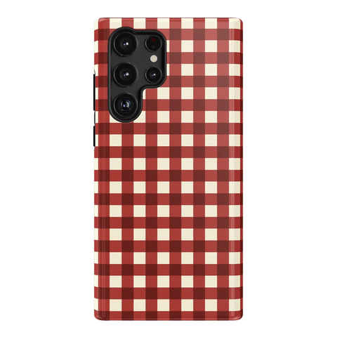 Checked Twice | Red Plaid Case