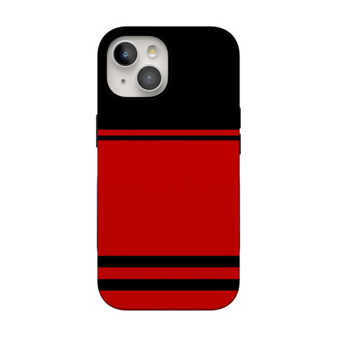 Storm Warning | Black & Red Stripes Case