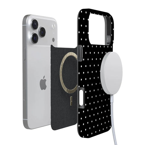 On the Dot | White Polka Dot Case