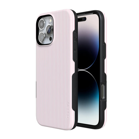 Stripes and the City | Light Pink Pinstripe Case
