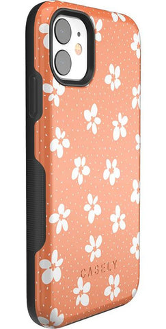 Flower My World | Burnt Orange Floral Case