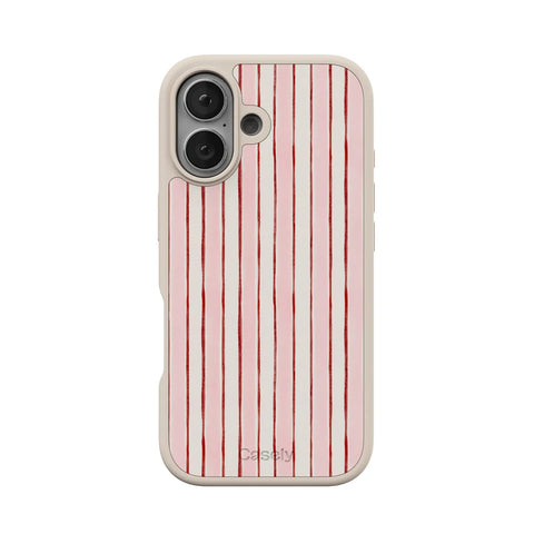 Pretty in Pastel | Blush Stripes Case