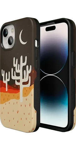 Desert Nights | Cactus Colorblock Case