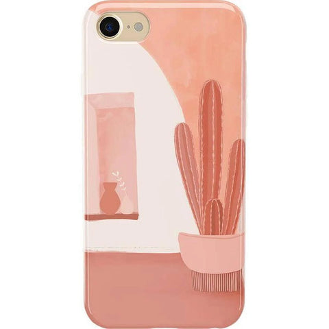Desert Daze | Peachy Cactus Case