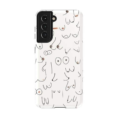I'm With Her | Black & White Boobs Case