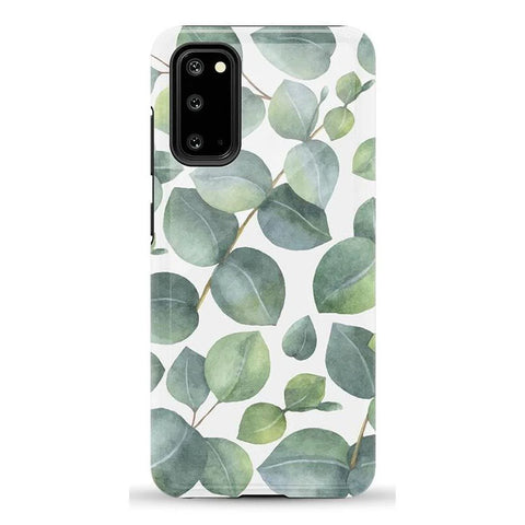 Leaf Me Alone | Green Floral Print Samsung Case