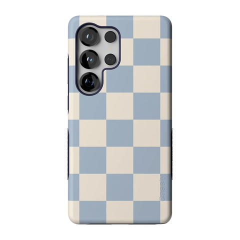 Fit Check | Light Blue Checkerboard Case