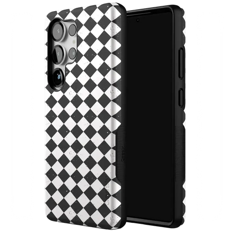 Salem's Hex | Black & White Checkered Case