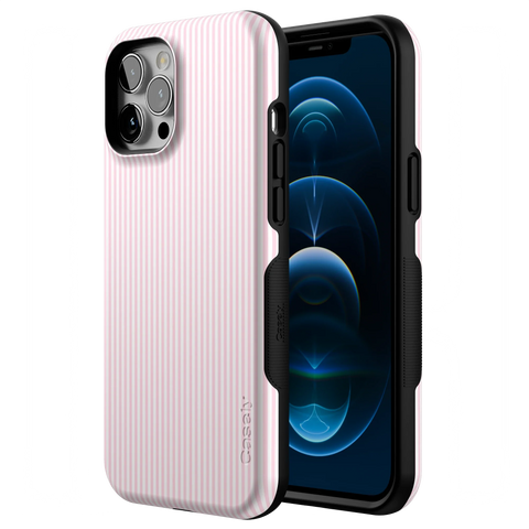 Stripes and the City | Light Pink Pinstripe Case