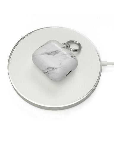 Take Me for Granite | White Marble AirPods Case