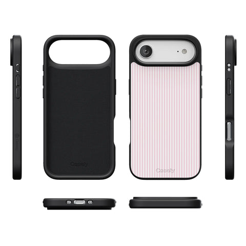 Stripes and the City | Light Pink Pinstripe Case