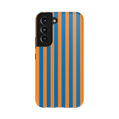 Go New York | Blue & Orange Stripes Case