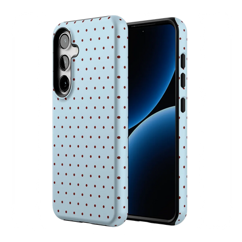 On the Dot | Blue Polka Dot Case