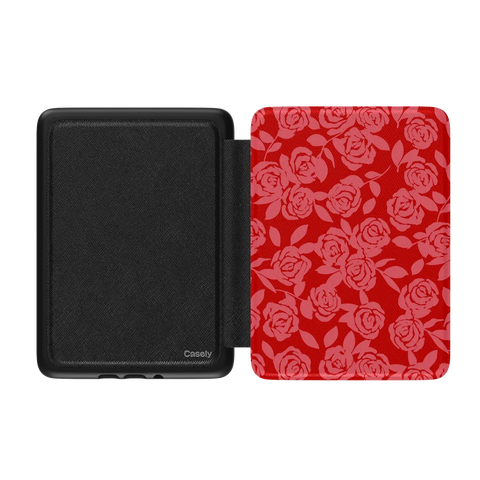 Final Rose | Red & Pink Floral Kindle Case