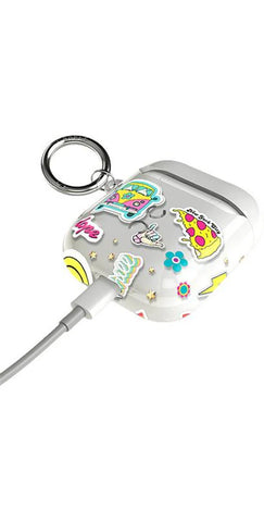 Stuck on U | Festival Sticker Floral AirPods Case