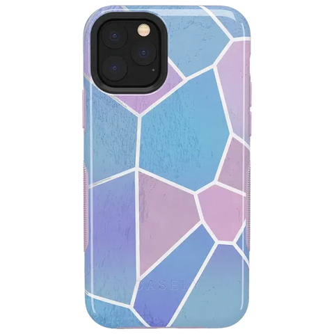 Other Side | Holographic Metallic Stained Glass Marble Case