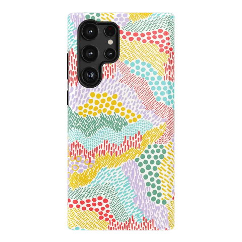 Color Me Happy | Pattern Colorblock Case