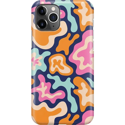 Midnight Color Splash | Abstract Retro Case