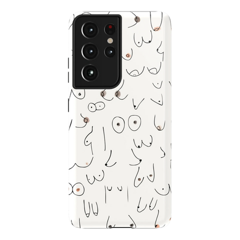 I'm With Her | Black & White Boobs Case