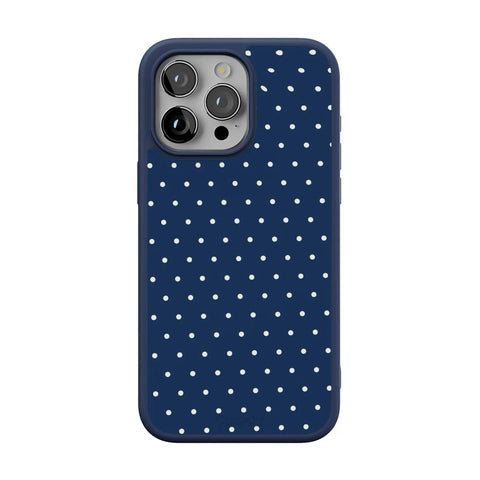 On the Dot | Navy Polka Dot Case
