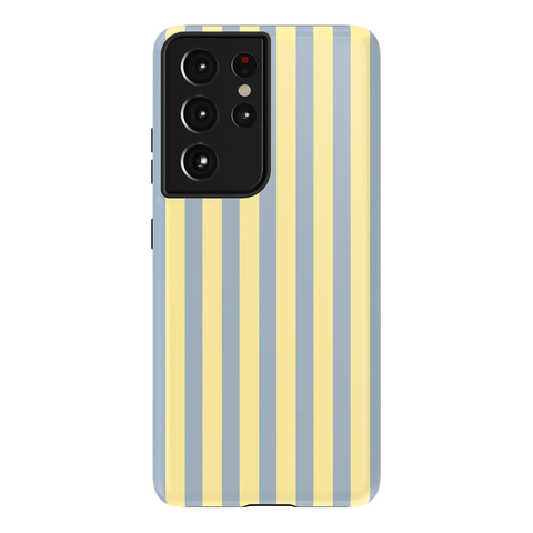 Coastline Stripes | Blue & Yellow Case