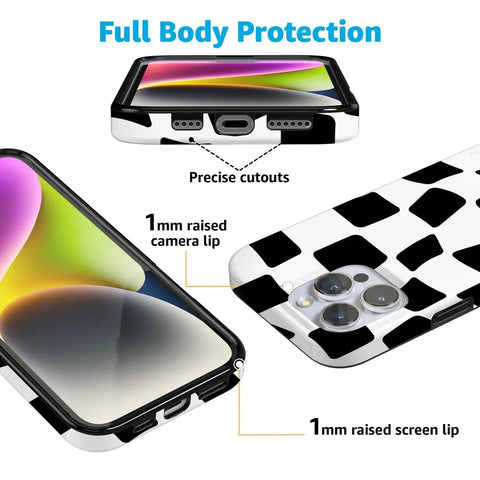Funky Checkerboard | High Contrast Design Case