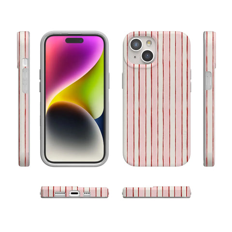 Pretty in Pastel | Blush Stripes Case