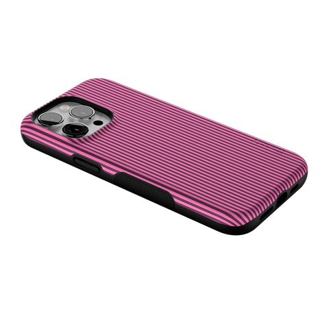 Stripes and the City | Pink & Purple Pinstripe Case