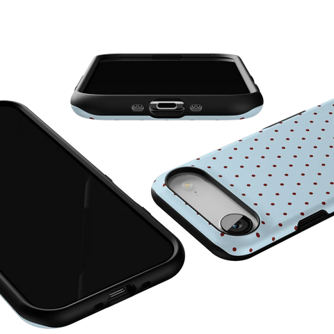 On the Dot | Blue Polka Dot Case
