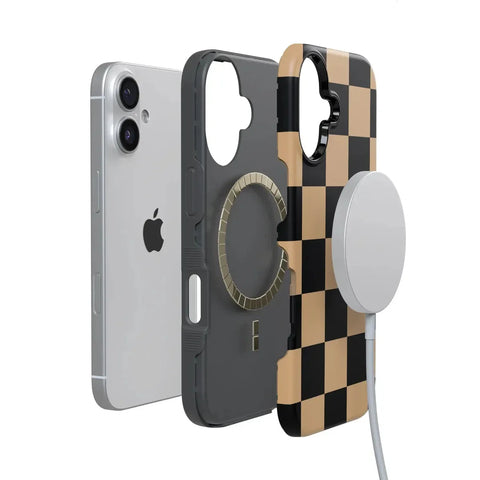 Fit Check | Black & Brown Checkerboard Case