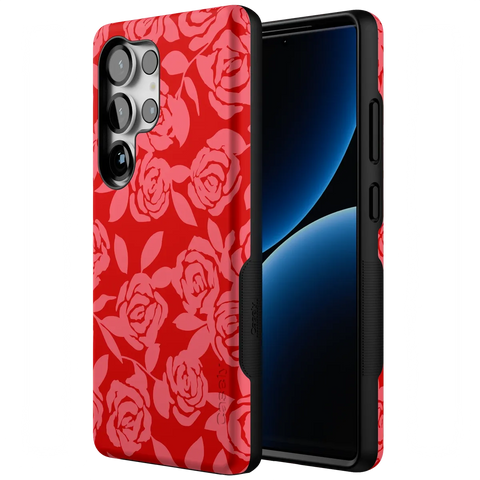 Final Rose | Red & Pink Floral Case