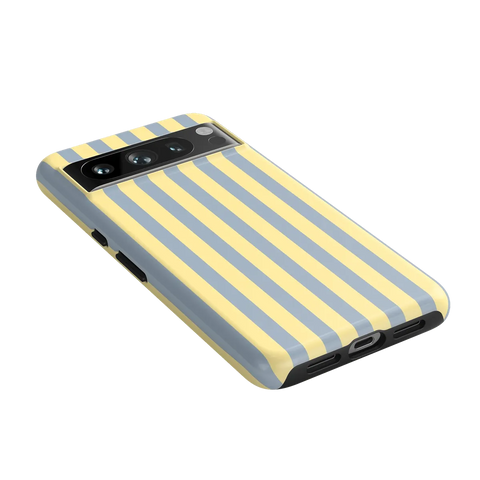 Coastline Stripes | Blue & Yellow Case